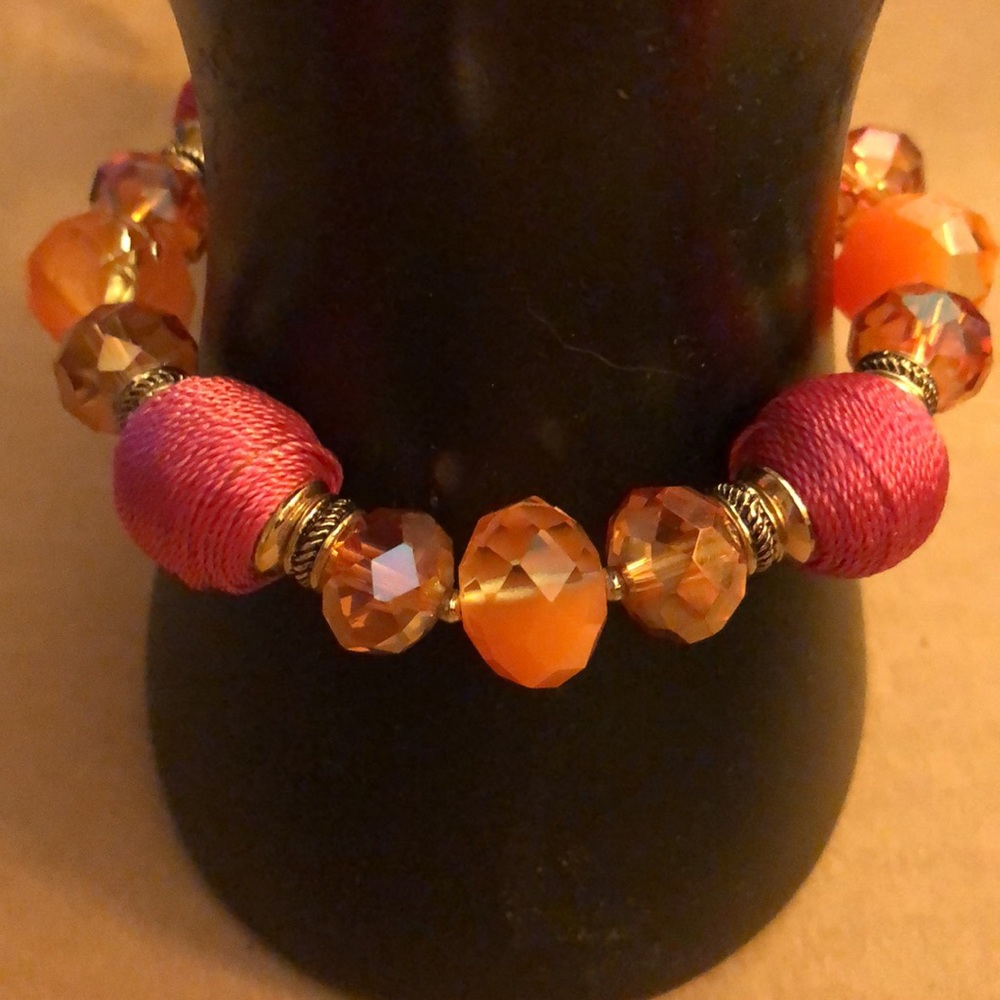 NAPIER ELASTIC BEADED BRACELET